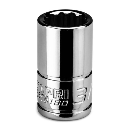 Capri Tools 1/4 in Drive 3/8 in 12-Point SAE Shallow Socket CP16160